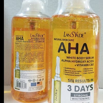 سرم روشن کننده  لنساید مدلAHaحجم 500 میلی لیتر اصلی