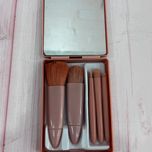 ست براش پنج تکه آرایشی آیینه دار _ قهوه اس