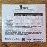 شمع خودرو ان جی کی کد 7092/G-Power ngk پلاتینیوم(BKR6EGP)/بسته 4 عددی/ضمانت اصالت/ارسال امروز رایگان