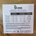 شمع خودرو ان جی کی کد 1483/G-Power پلاتینیوم پایه بلند (LFR6CGP)/بسته 4 عددی/ضمانت اصالت/ارسال امروز رایگان