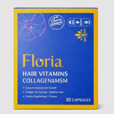 کپسول فلوریا .کاهش اشتها. – Floria Hair Vitamins Collagen & MSM (تقویت رشد و استحکام مو)