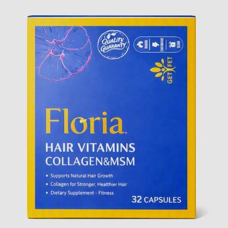 کپسول فلوریا .کاهش اشتها. – Floria Hair Vitamins Collagen & MSM (تقویت رشد و استحکام مو)