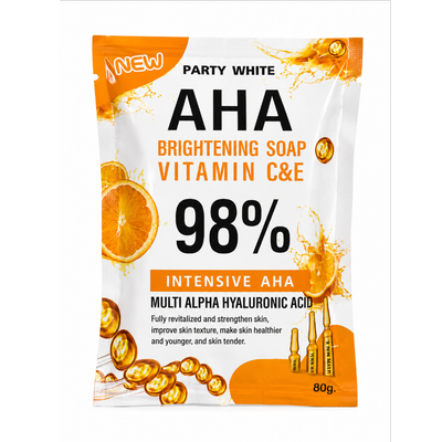 صابون 80 گرم AHA. ویتامین C.E