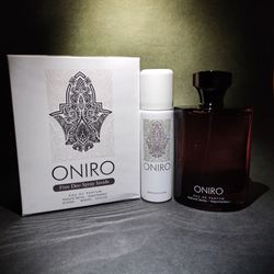 ادکلن مردانه اونیرو با اسپری فراگرنس ورد (Fragrance World Oniro) 100 میل