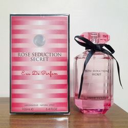 ادکلن زنانه ویکتوریا سکرت بامبشل فراگرنس ورد (Fragrance World Rose Seduction Secret) 100 میل