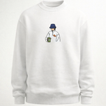 دورس سفید با طرح مینیمال جذاب | سهنخ پنبه باکیفیت کد 1136