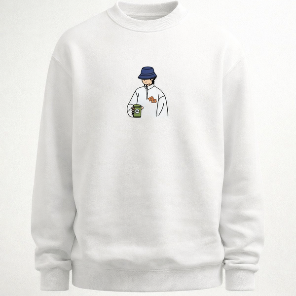 دورس سفید با طرح مینیمال جذاب | سهنخ پنبه باکیفیت کد 1136