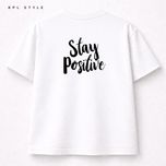 تیشرت سوپر پنبه‌ قواره باکسی | طراحی تایپوگرافی | مناسب آقایان و خانم‌ها کد 1176