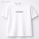 تی‌شرت %100 پنبه با طراحی تایپوگرافی کد 1183