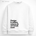 دورس سه نخ پنبه سفید با طراحی تایپوگرافی کد 1193