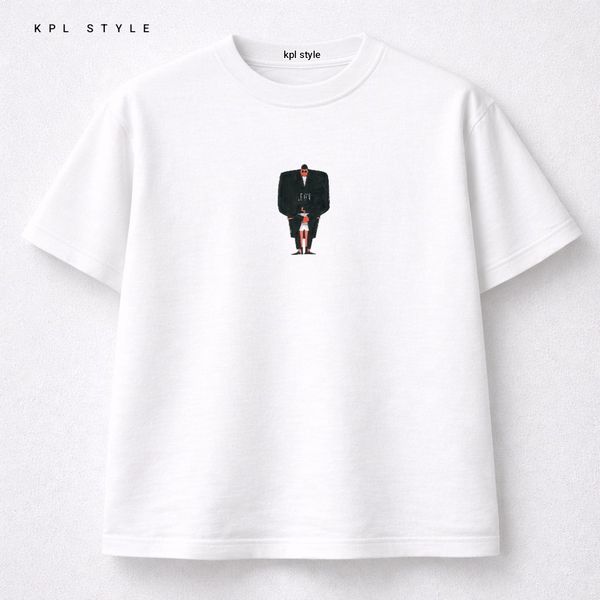 تیشرت باکسی نخ پنبه مدل LEON کد 1191