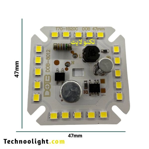 چیپ ال ای دی 20 وات 220 ولت خازندار