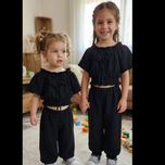 شومیز وشلوارک شیک زنانه یقه کش