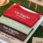تاپ دخترانه وزنانه فانریپ طرح لوس آنجلس
