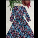 پیراهن شیک ساحلی زنانه یقه هفت