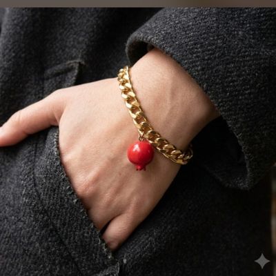 دستبند شیک یلدایی انار