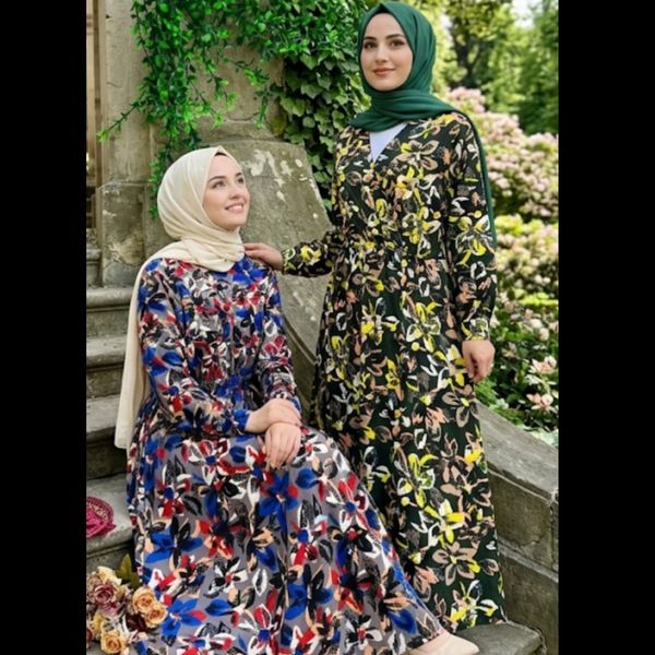 پیراهن شیک ساحلی زنانه یقه هفت