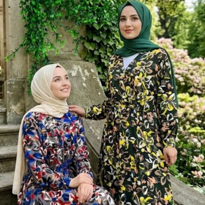 پیراهن شیک ساحلی زنانه یقه هفت