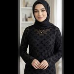 بلوز شیک زنانه مشکی فلوک