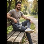 اسلش مردانه  پنبه ای جیبدار