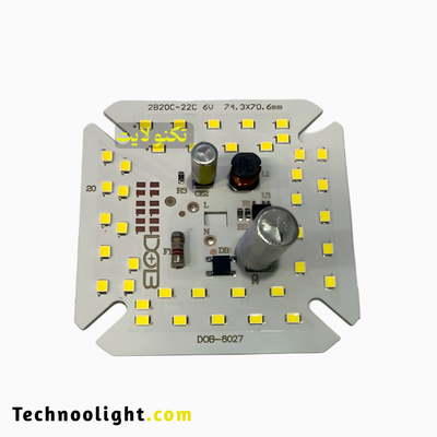 ال ای دی 40 وات خازندار دو خازن CCC سفید