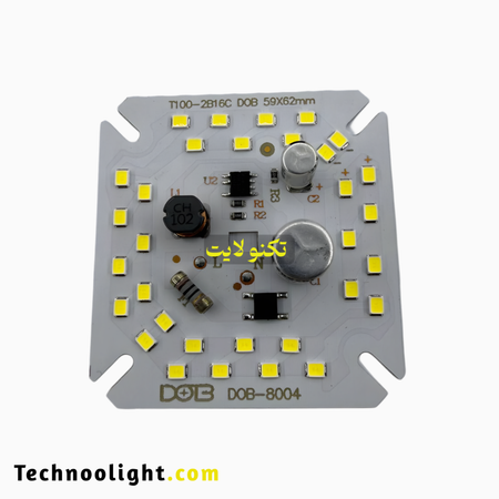 ال ای دی 30 وات خازندار دو خازن CCC سفید