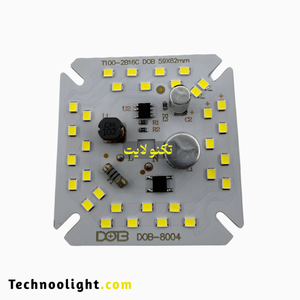 ال ای دی 30 وات خازندار دو خازن CCC سفید