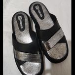 صندل لژ دار زنانه  لاوین CLAVIN دورنگ