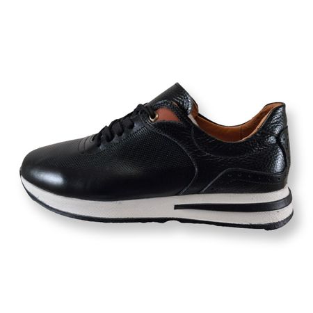 کفش اسپرت چرم طبیعی میانه آرمان چرم کد 716