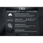 تیشرت زارا قواره ازاد