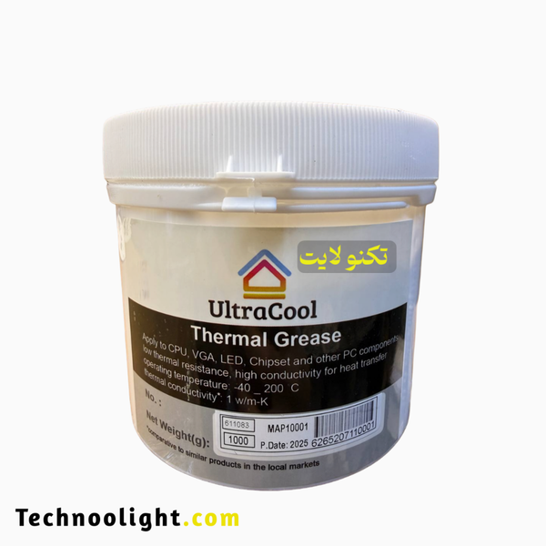 خمیر سیلیکونی اولترا کول ضریب 1 وزن 1 کیلویی