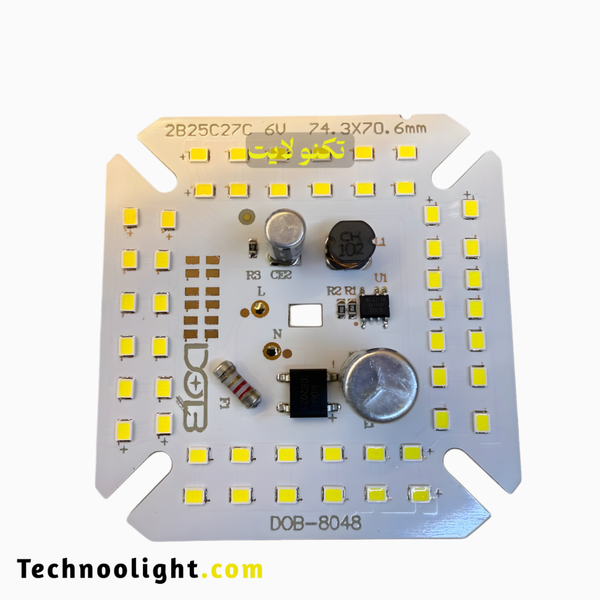 چیپ ال ای دی 50 وات 220 ولت خازندار ccc نور مهتابی