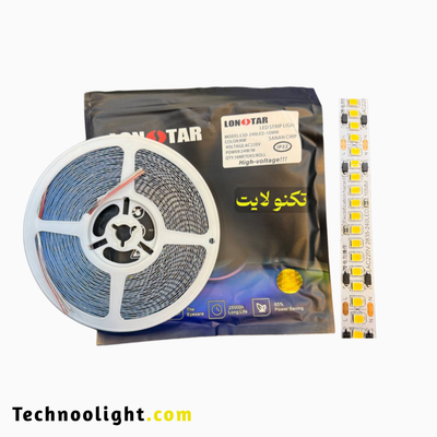 ریسه نواری تراکم 240 برق مستقیم نچرال تک لاین 10متری