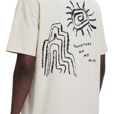 تیشرت قواره ازاد h&m