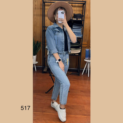 شلوار جین مام فیت اصل