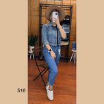 شلوار جین  مام فیت اصل