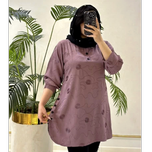 تونیک قلاب دوزی بغل دکمه