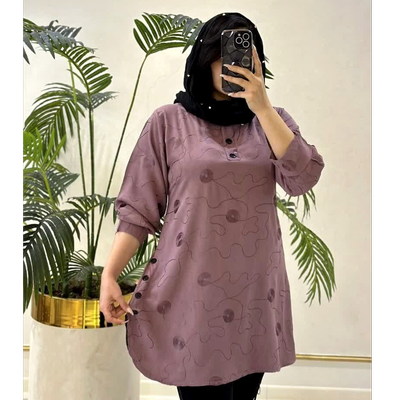 تونیک قلاب دوزی بغل دکمه