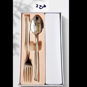 ست قاشق و چنگال 12 پارچه یونیک جرمنی جعبه بنفش