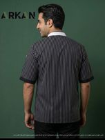 روپوش مدل آراد راه راه مشکی