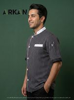 روپوش مدل آراد راه راه مشکی