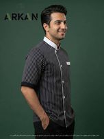 روپوش مدل آراد راه راه مشکی