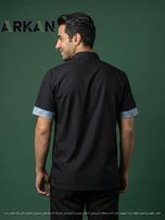 روپوش مدل صدرا مشکی ترمه دار