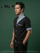 روپوش مدل صدرا مشکی ترمه دار