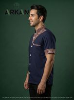 روپوش رستورانی مدل صدرا سورمه ای