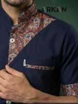 روپوش رستورانی مدل صدرا سورمه ای