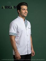 روپوش رستورانی مدل صدرا سفید