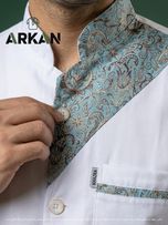 روپوش رستورانی مدل صدرا سفید