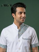 روپوش رستورانی مدل صدرا سفید