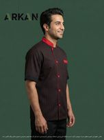 روپوش رستورانی مدل آراد خط دار قرمز